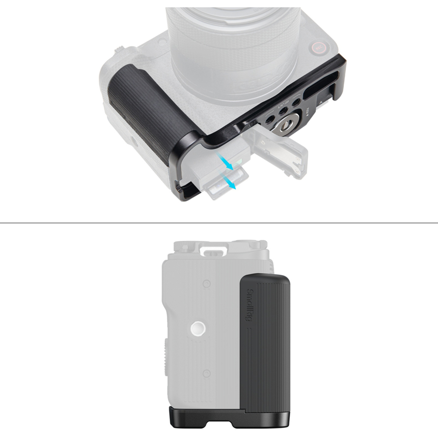 SmallRig L-förmige Montageplatte 5429 schwarz für Canon EOS R50 V
