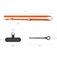SmallRig Schultergurt FilMov 5300 orange für Smartphones