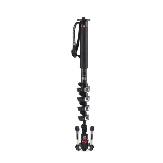 Manfrotto XPRO Video-Einbeinstativ Carbon, 5 Segmente