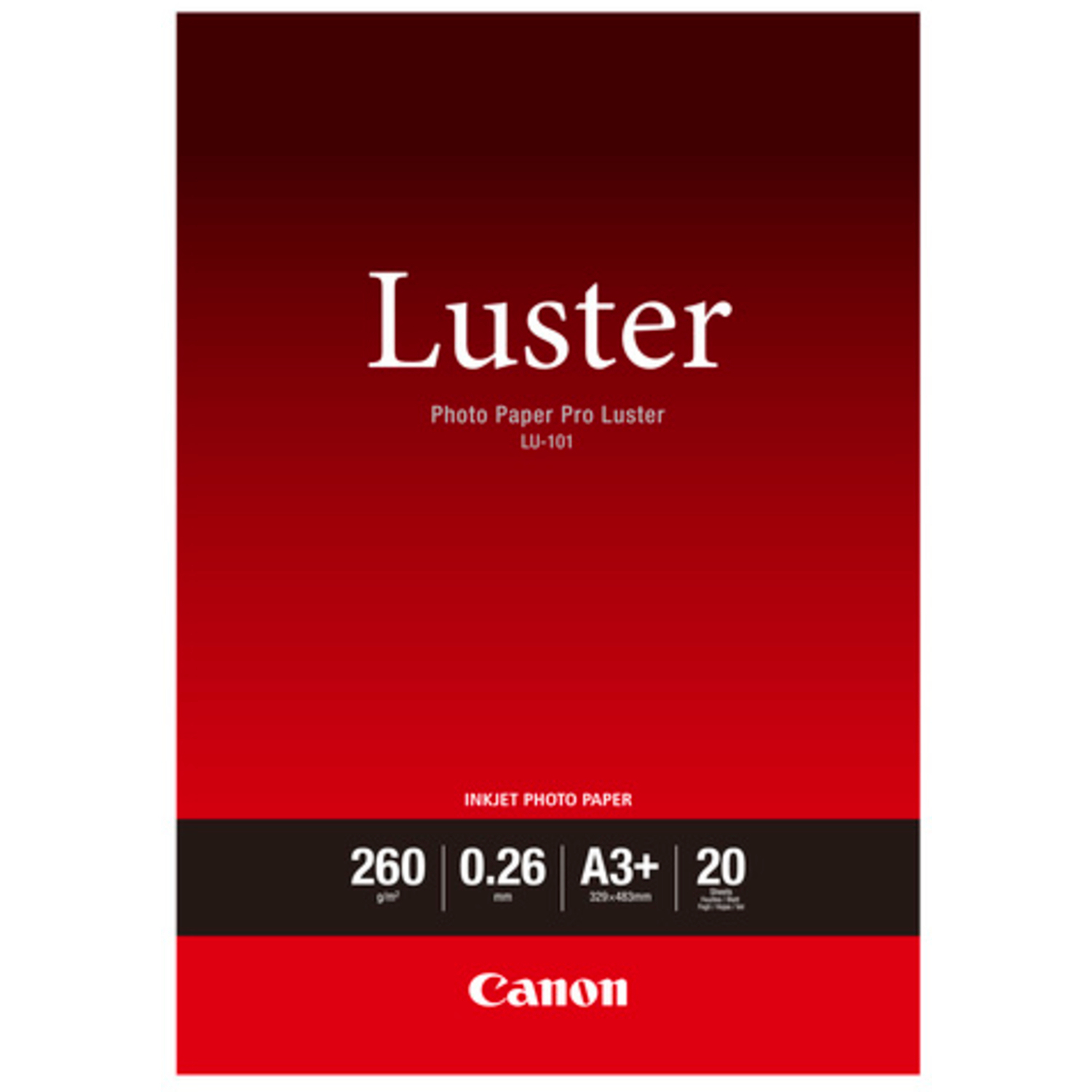 Canon LU-101 PRO-Fotopapier Luster A3+ 20 Blatt