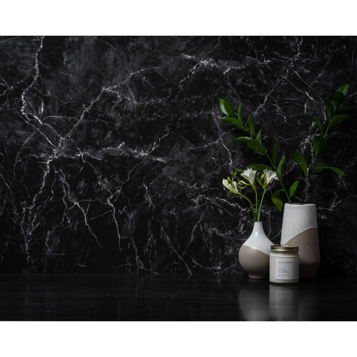 V-Flat World Duo Board Onyx Marble /Alpine Marble