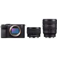 Sony Alpha 7C II schwarz mit FE 28-60mm F4-5.6 und FE 24-50mm F2.8 G