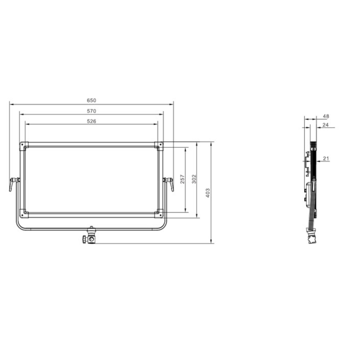 SWIT PL-E90D 90W Tragbare Bi-color SMD Panel LED Leuchte 3er-Kit