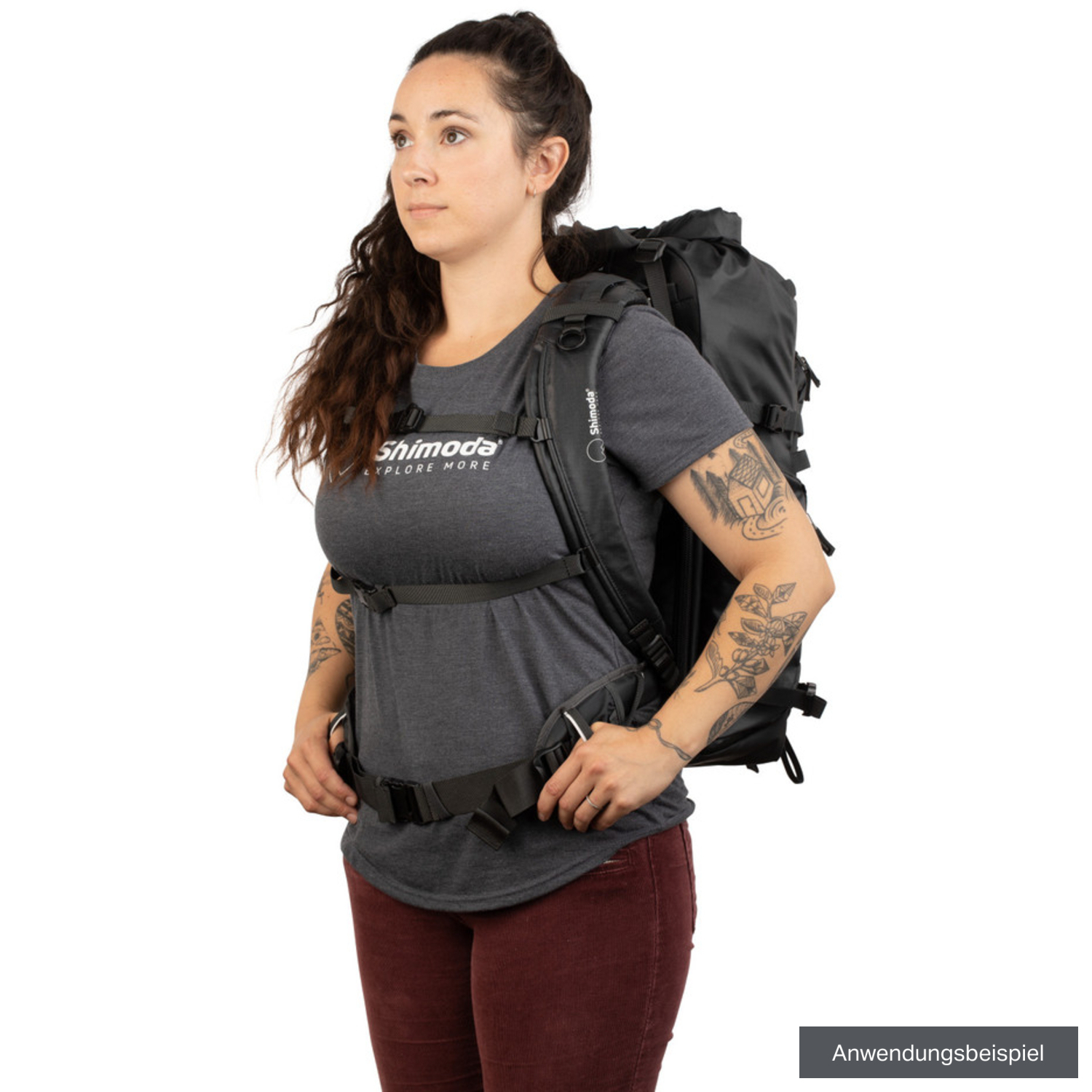 Shimoda Rucksackgurte Damen Standard Simple schwarz