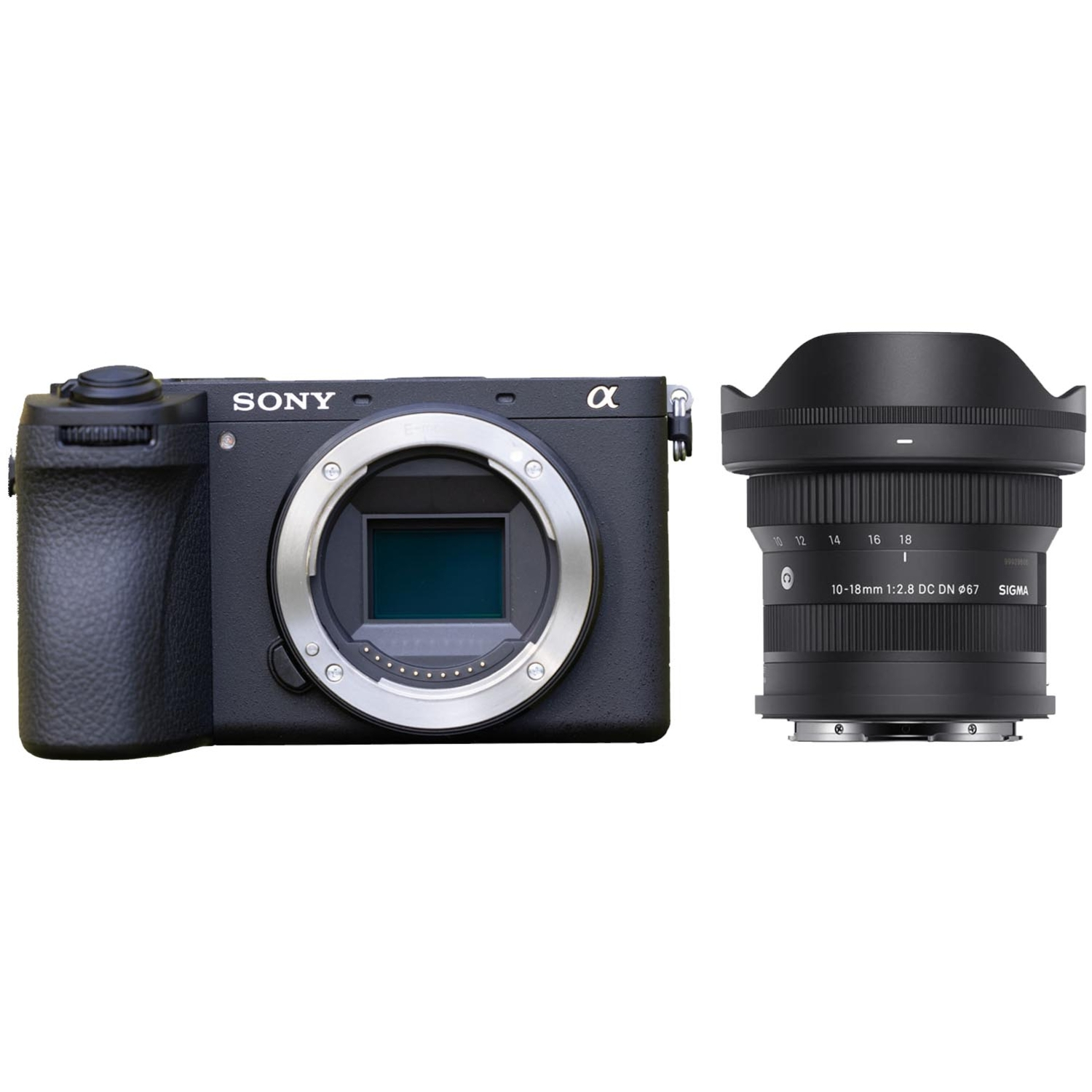 Sony Alpha 6700 mit Sigma 10-18mm F2.8 DC DN Contemporary