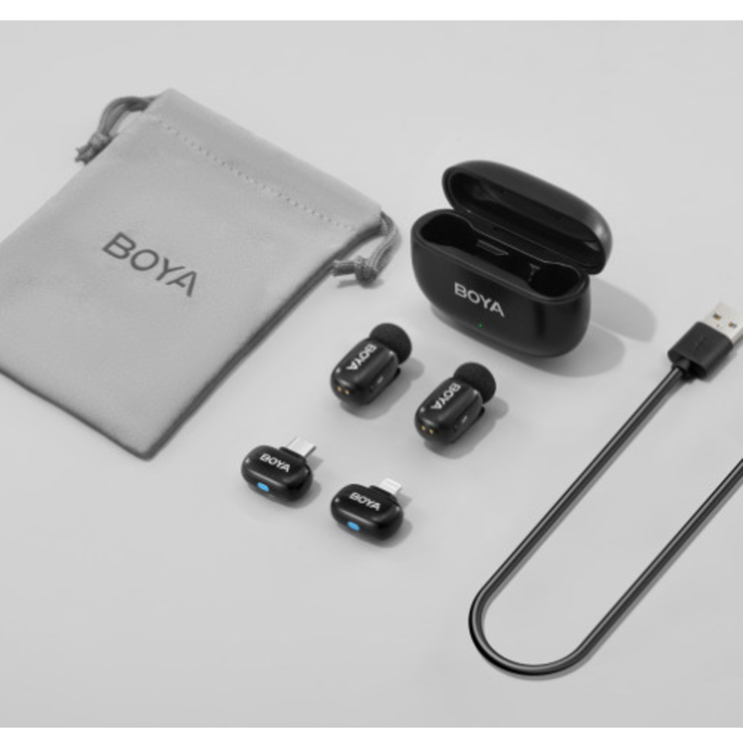 BOYA Mini 12 Wireless Mikrofon schwarz