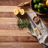 V-Flat World Duo Board Aged Cutting Board/Butcher's Board XL