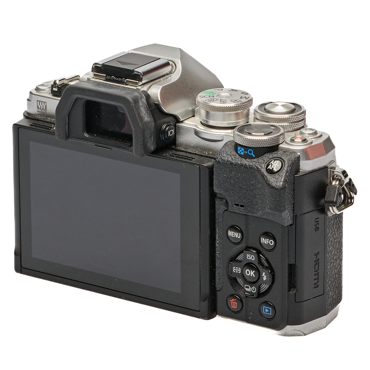 OM System OM-D E-M10 Mark IV silber gebraucht