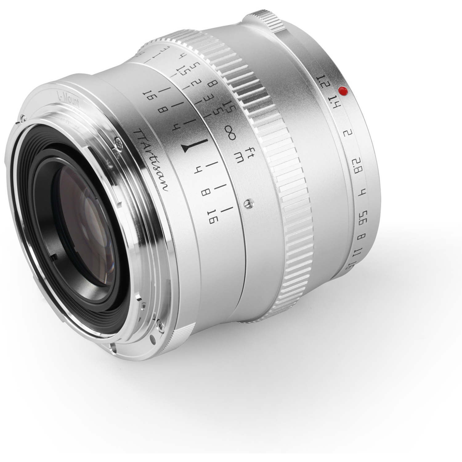 TTArtisan 50mm F1.2 für L-Mount silber