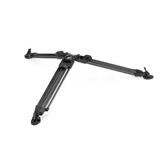 Manfrotto 645 Fast Twin Carbon Stativ mit 100/75mm Halbschale
