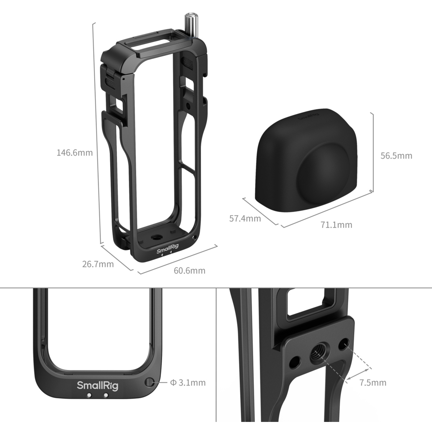 SmallRig Cage 5195 für Insta360 X5