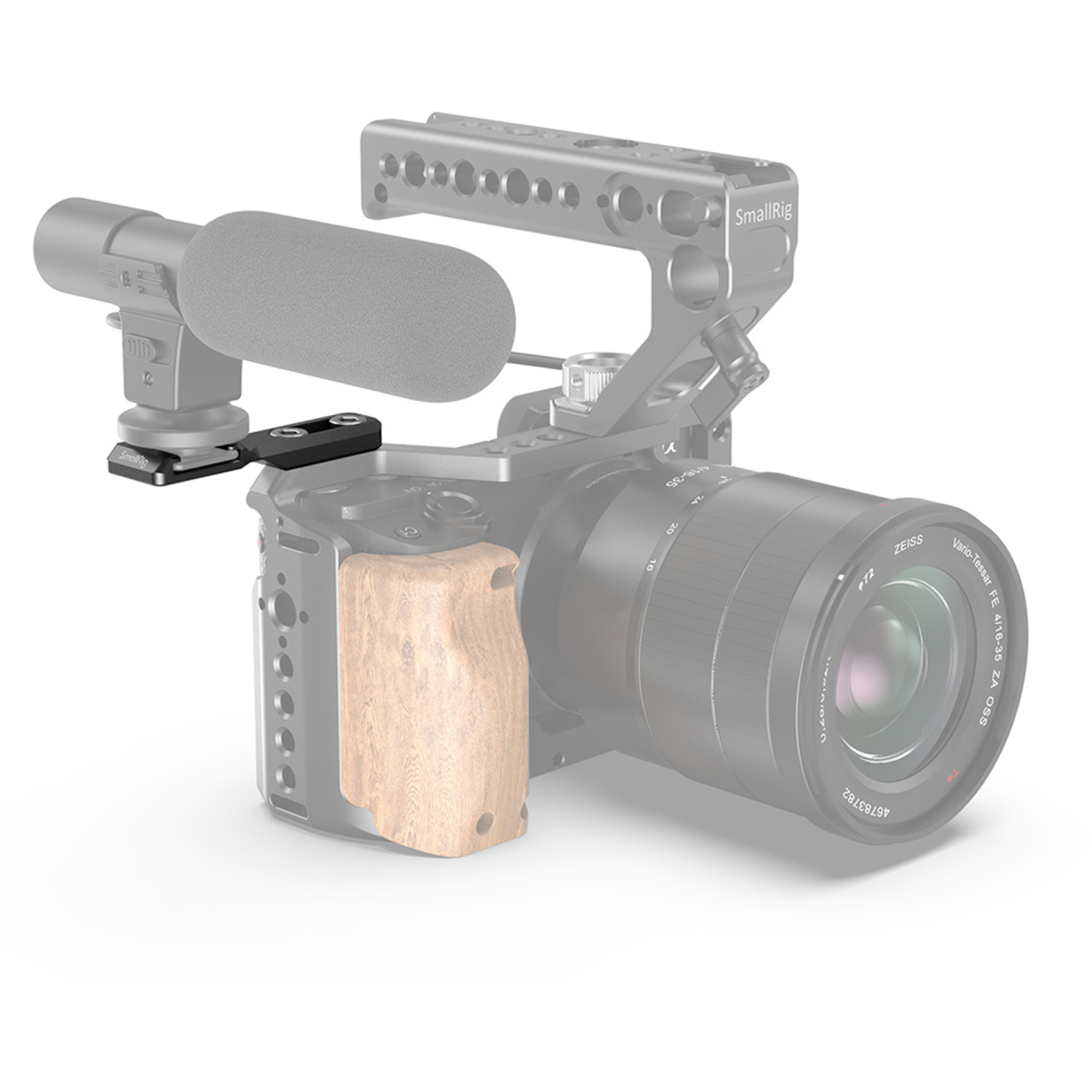 SmallRig 2879 Blitzschuherweiterung zur Mikrofonbefestigung an Cages