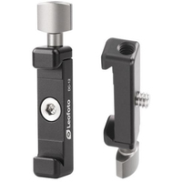 Leofoto MBC-18 Stativ-Kugelkopf + DC-12 Arca-Swiss Klemme + PC-90II Smartphoneklemme