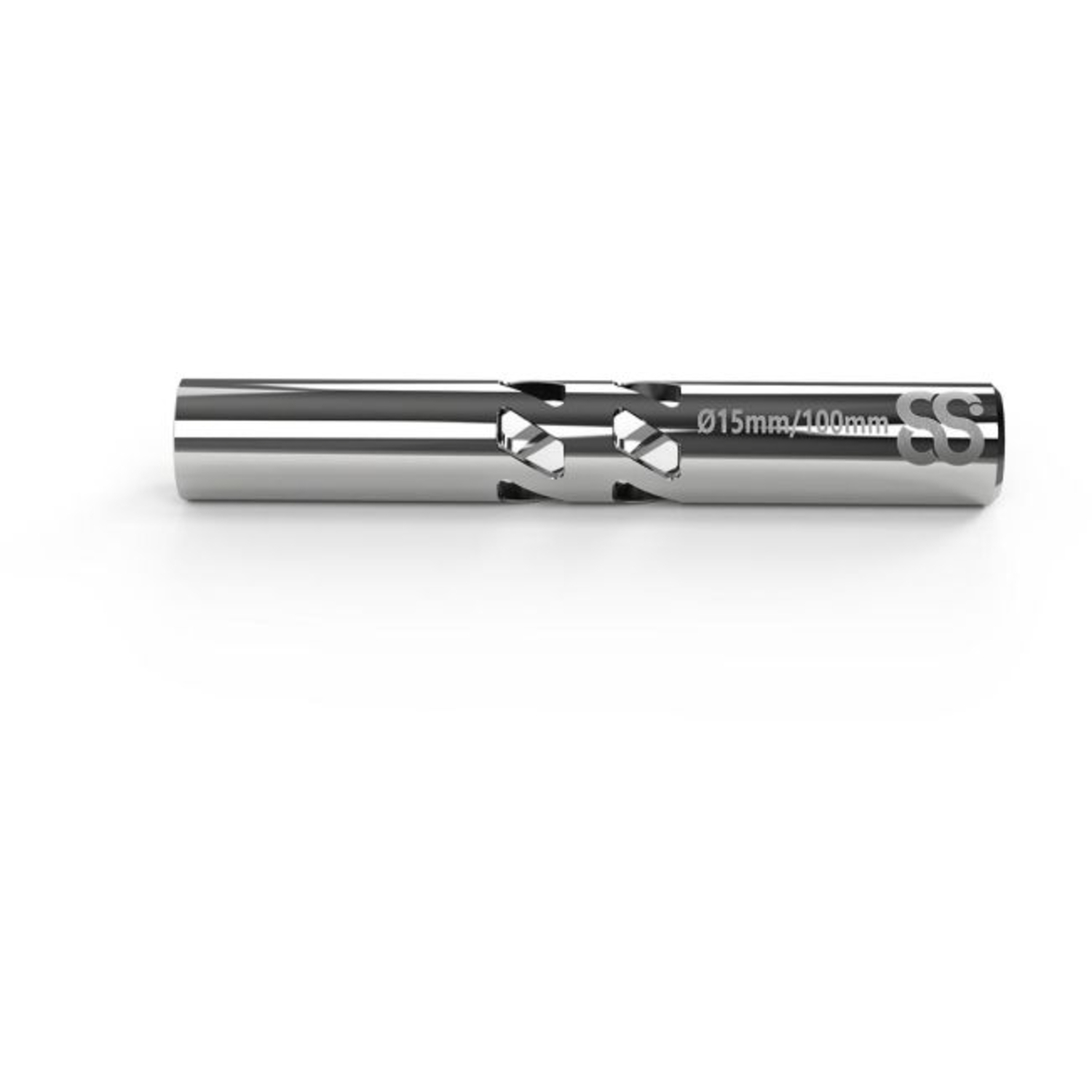 8Sinn 10cm lange Edelstahl Rod 15mm dick