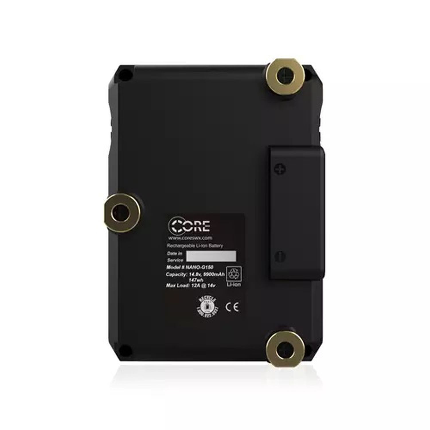 Core SWX NANO-G150K4 X4 4-fach Ladegerät mit 4 Nano Micro 150 Akkupacks in Gold Mount