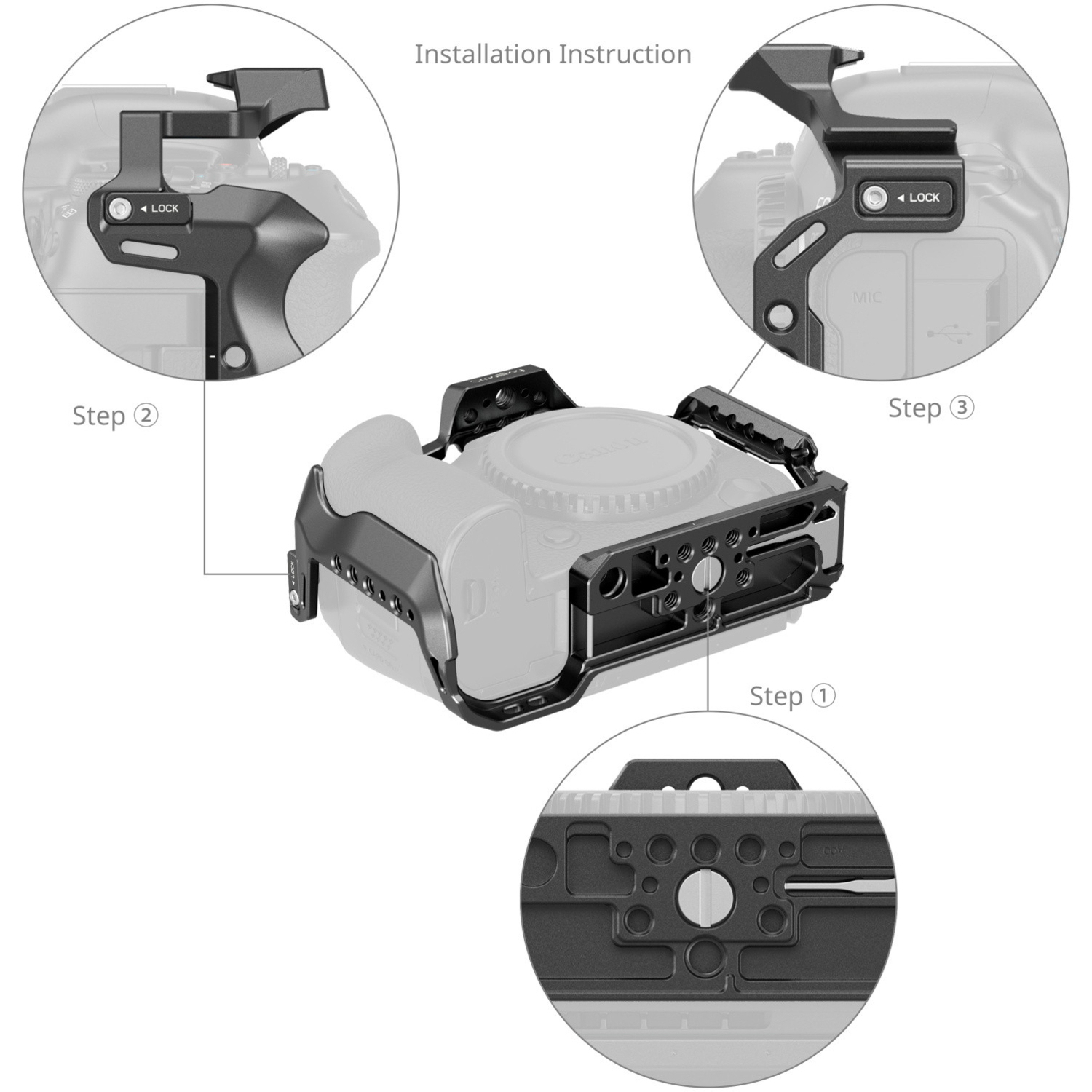 SmallRig Cage 4978B für Canon EOS R5 II
