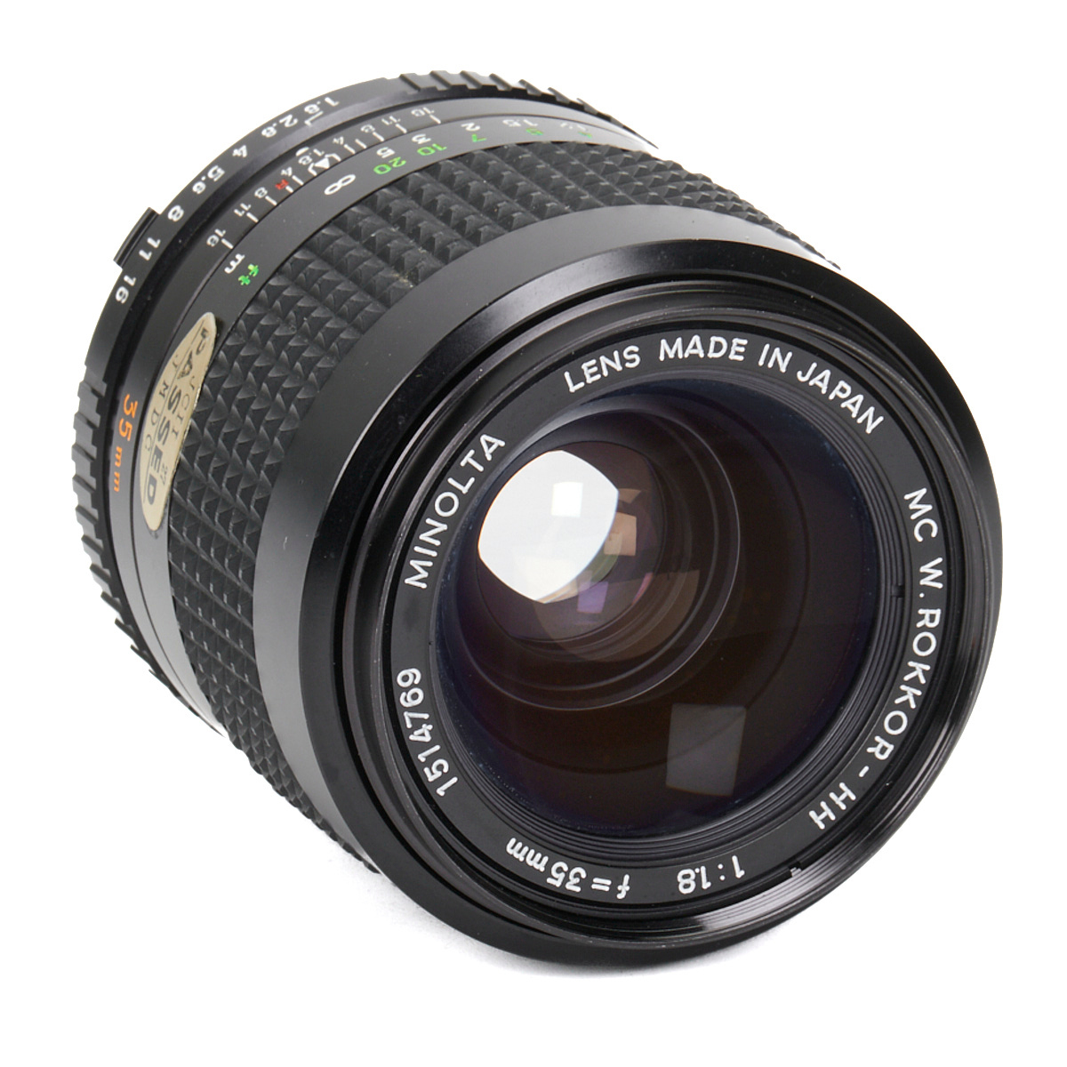 Minolta MC W. Rokkor-HH 35mm/1,8 gebraucht