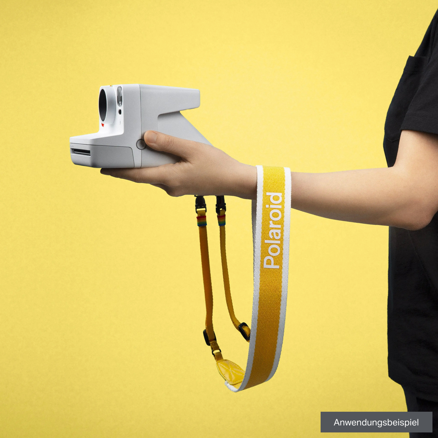 Polaroid Kameragurt Flat Yellow Stripe
