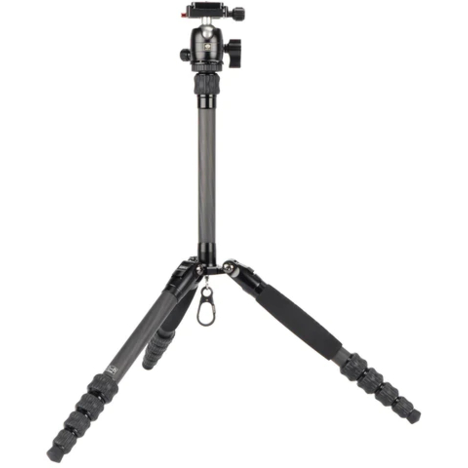 Sirui Traveler 5CX Reise Dreibeinstativ Carbon + B-00K Kugelkopf, schwarz