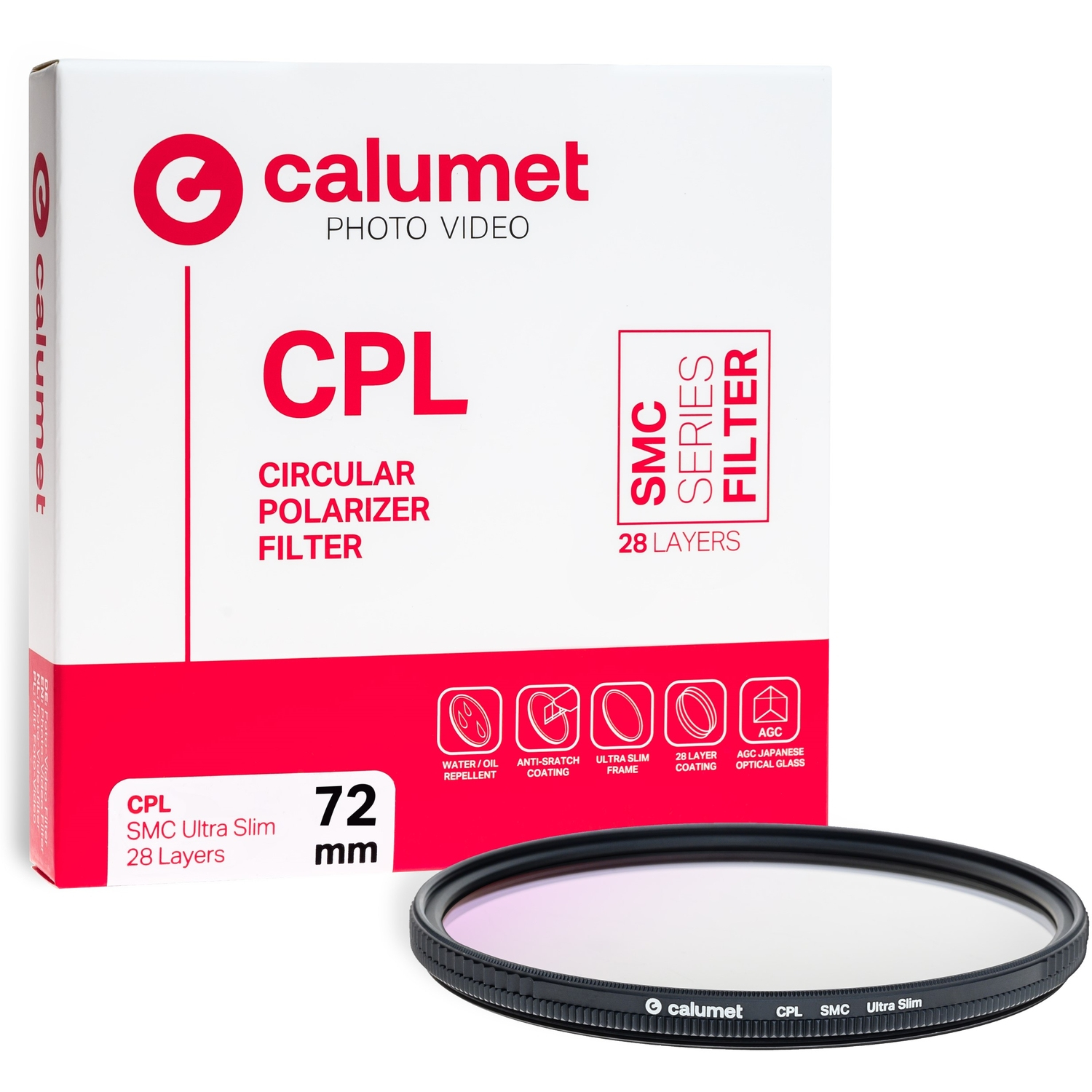 Calumet Polfilter CPL SMC Ultra Slim 28 72mm