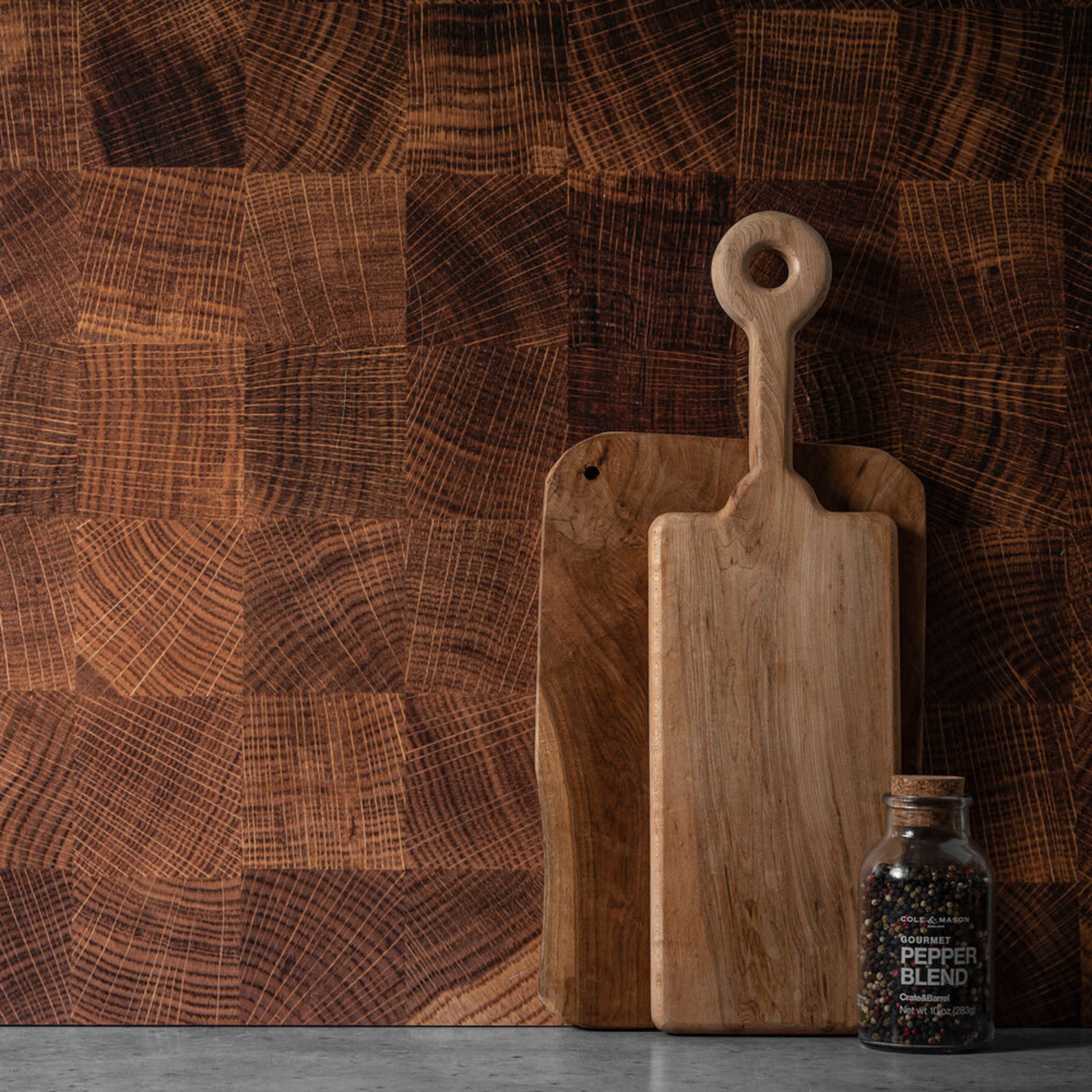 V-Flat World Duo Board Aged Cutting Board/Butcher's Board