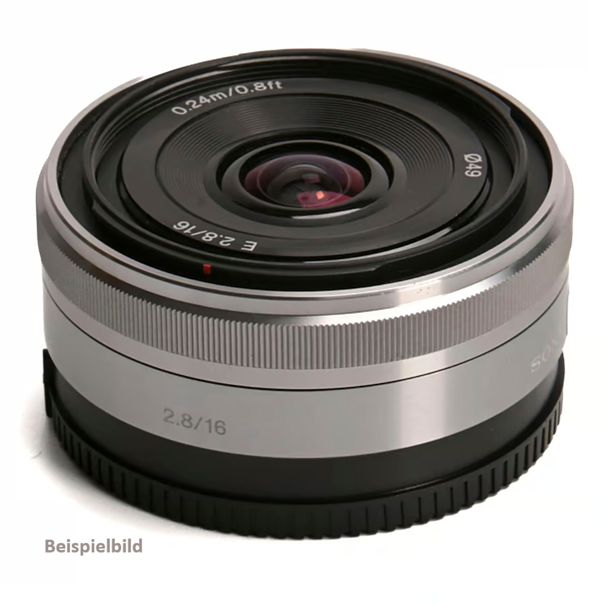 Sony E 16mm F2.8 silber gebraucht