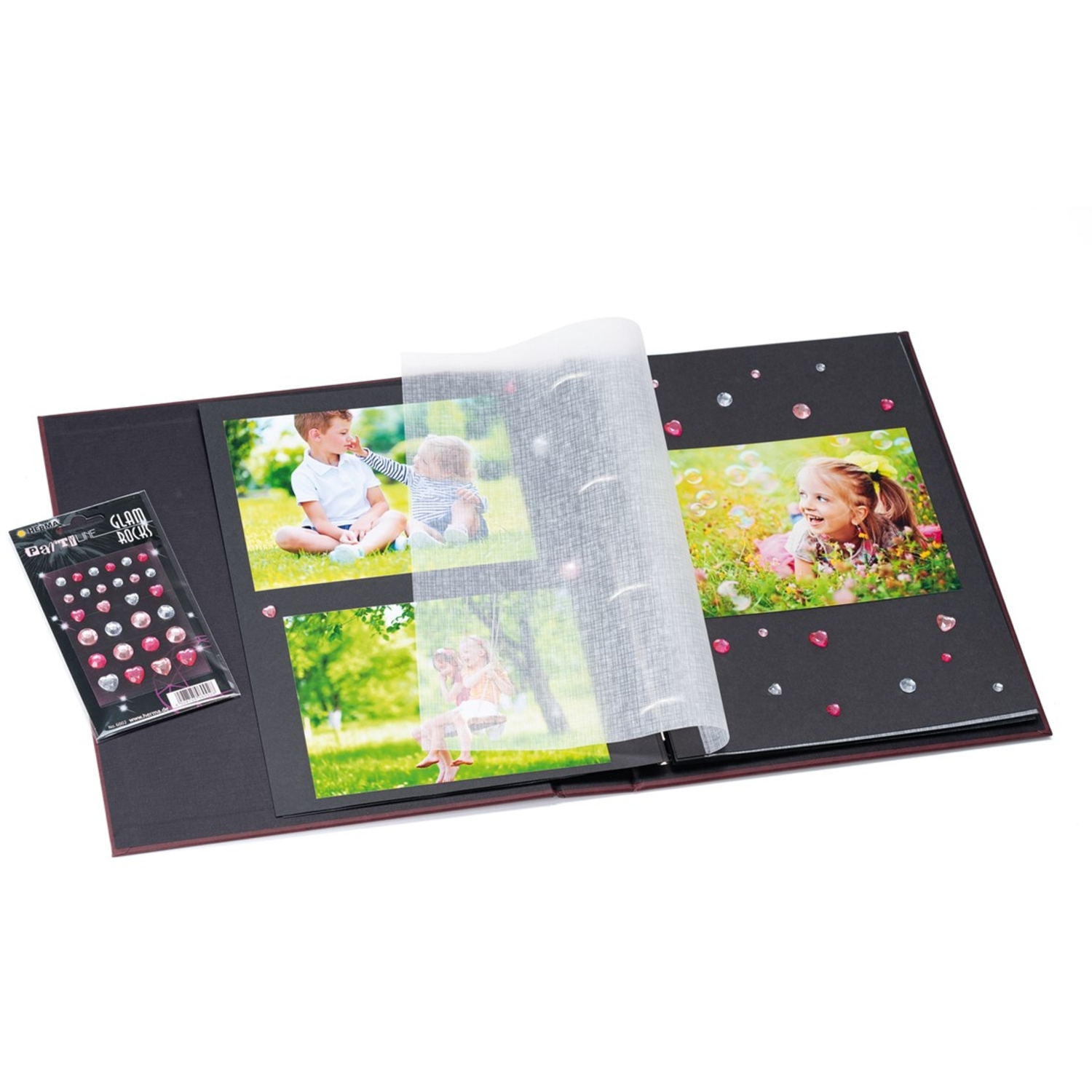 Herma Fotokarton schwarz, 232 x 297 mm, 20 Blatt