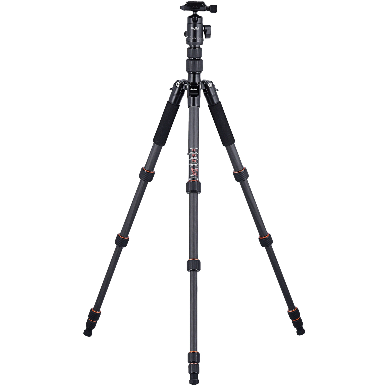 Rollei Stativ Compact Traveler No. 1 Carbon schwarz