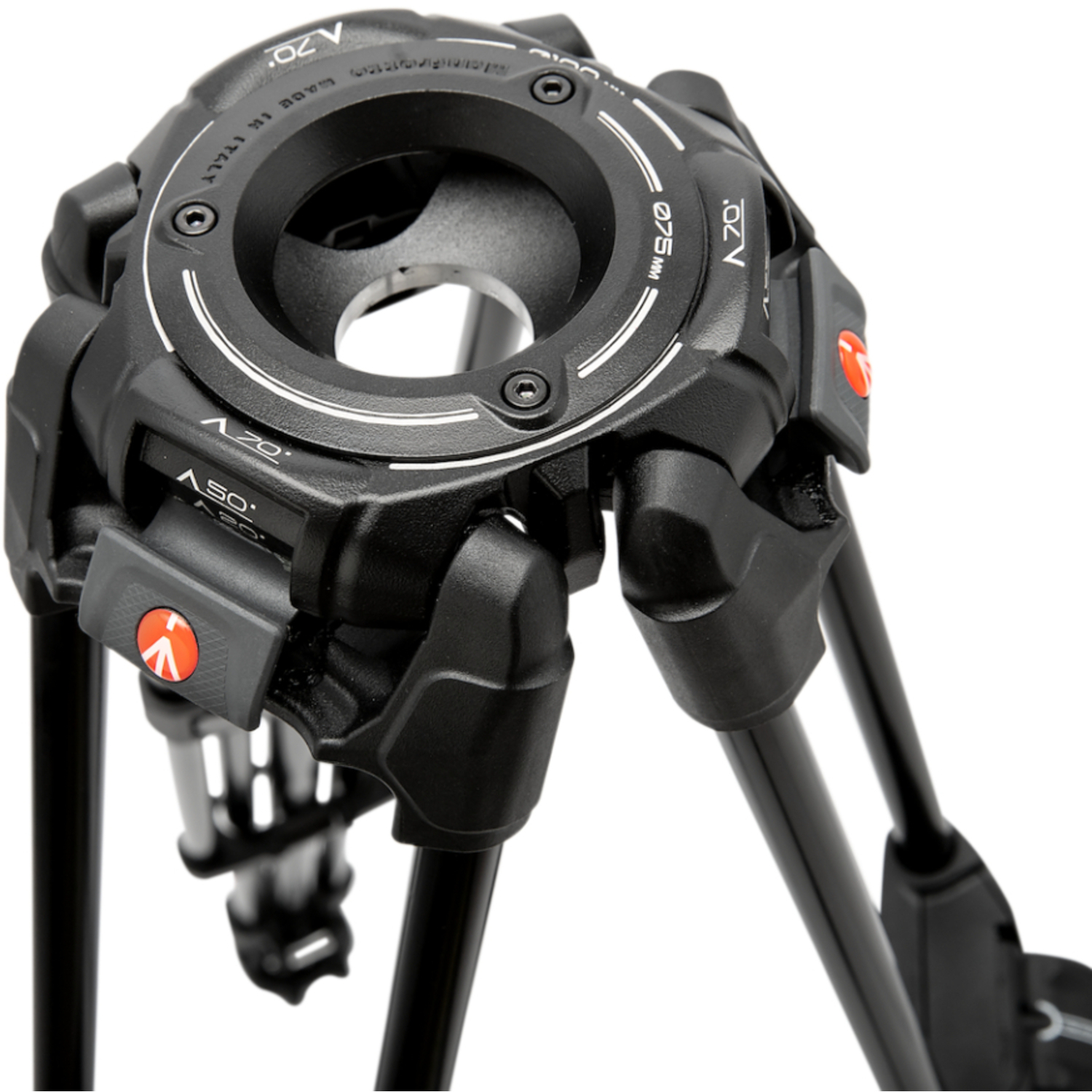 Manfrotto 645 Alu Fast Doppelrohr-Stativ mit 526 Pro Video Kopf