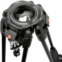 Manfrotto 645 Alu Fast Doppelrohr-Stativ mit 526 Pro Video Kopf