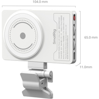 SmallRig M3 Aufsteckbares LED-Videolicht mit Clip 5640 weiß