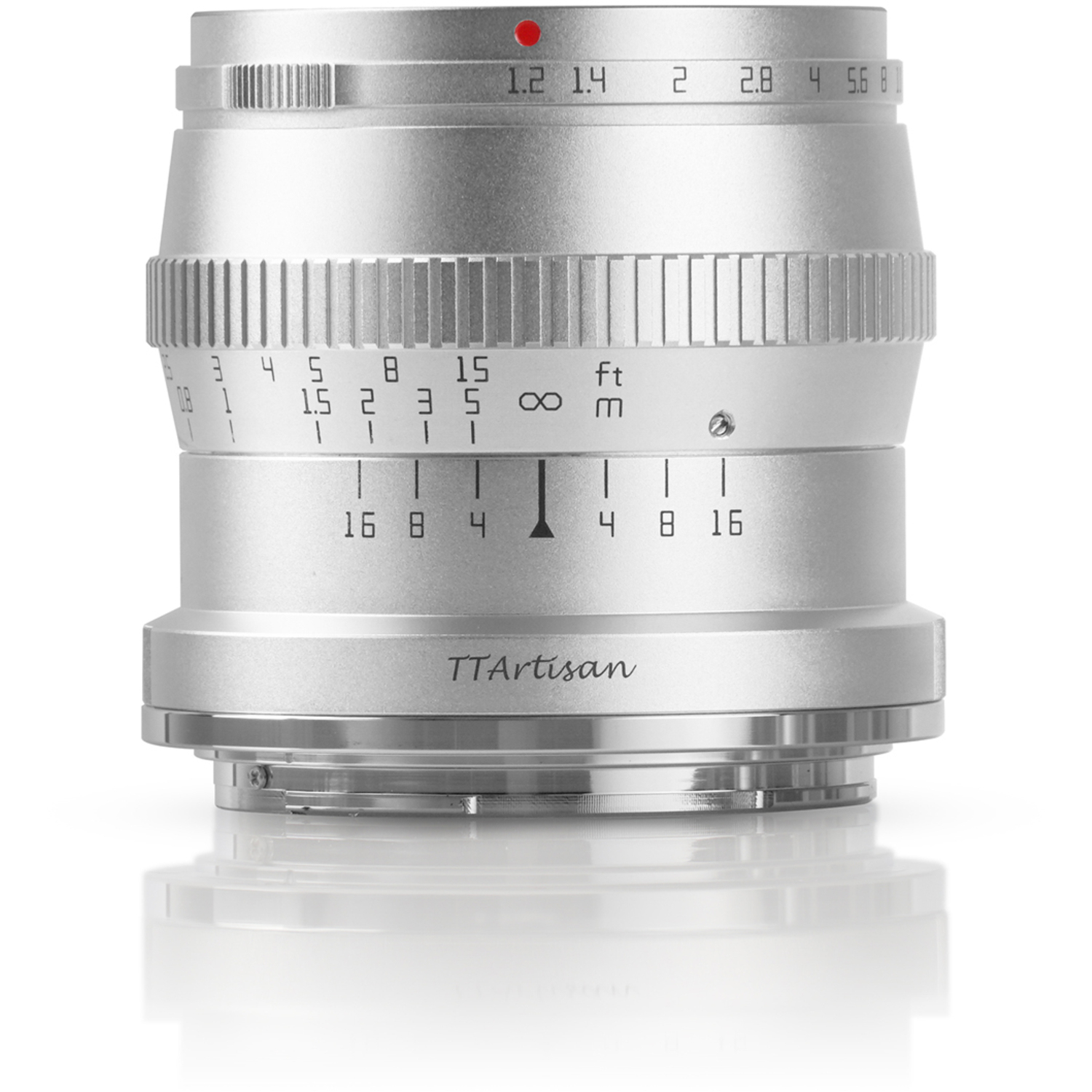 TTArtisan 50mm F1.2 für Sony E (APS-C) silber