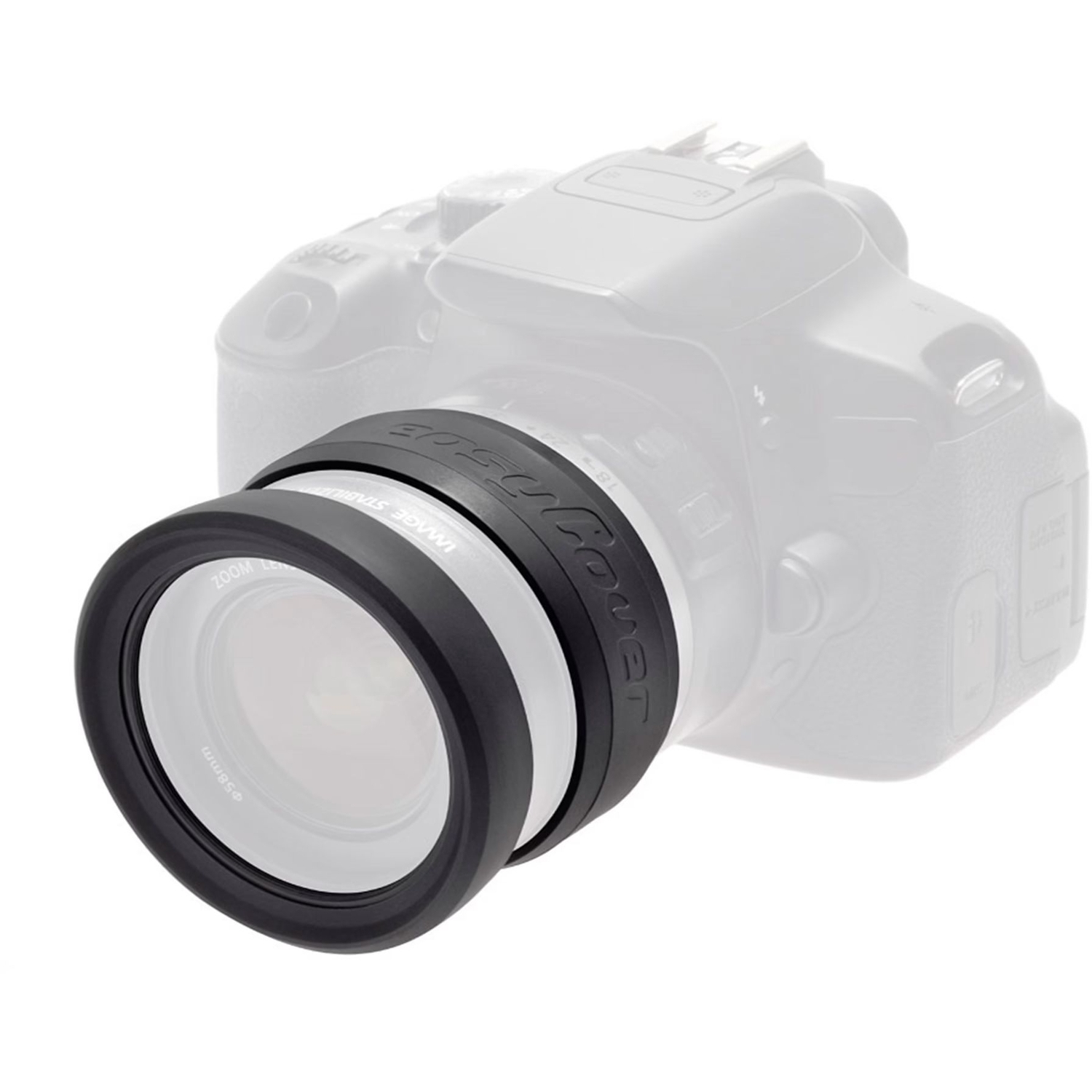 easyCover Lens Rim Stoßschutz-Set für Objektive 2-teilig 62 mm Schwarz