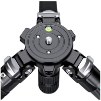 Leofoto Carbon-Dreibeinstativ LVM-324C Manba mit Nivelliereinrichtung und Videoneiger BV-10