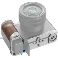 SmallRig L-förmige Mountplatte mit Holzgriff 4796 für Sony Alpha 7C II und Alpha 7C R