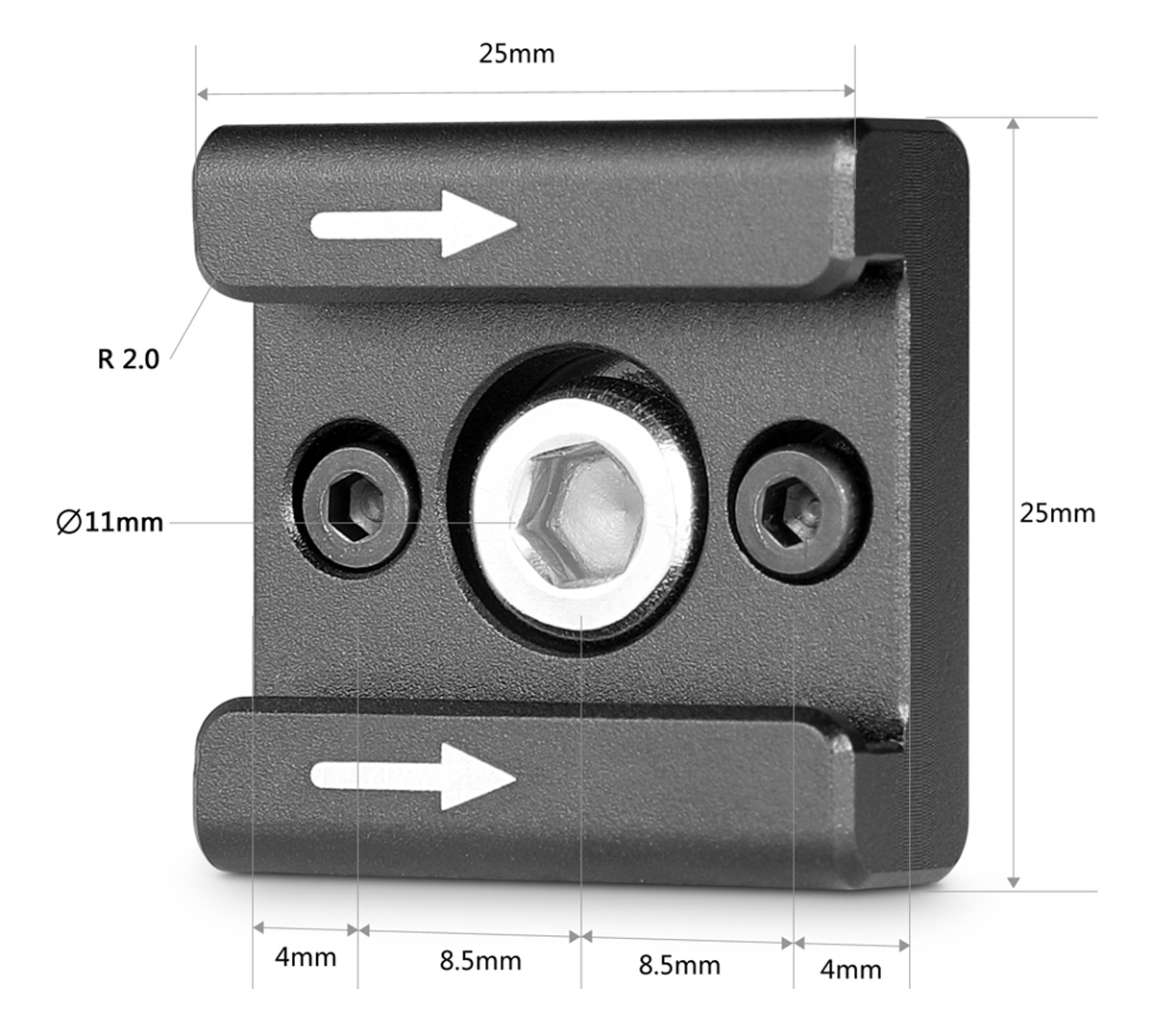 SmallRig 2060 Cold Shoe (2er Pack)