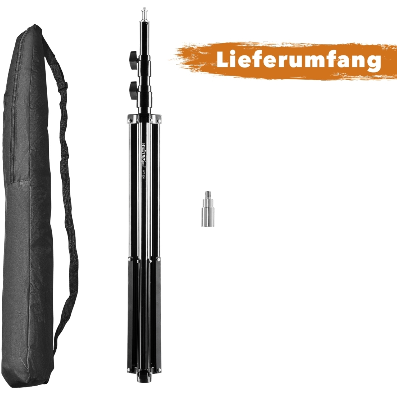 Walimex PRO WT-806 Lampenstativ 256 cm