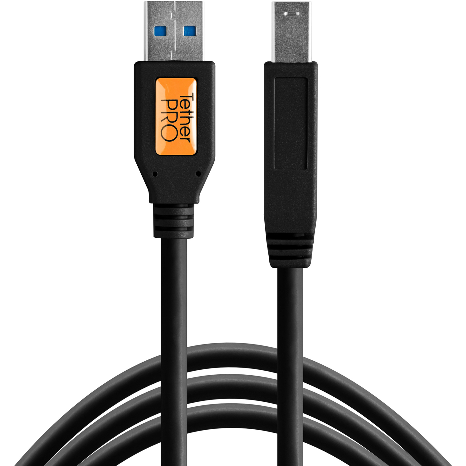 Tether Tools Datenkabel USB 3.0 Typ A zu USB 3.0 Typ B 4,6m schwarz