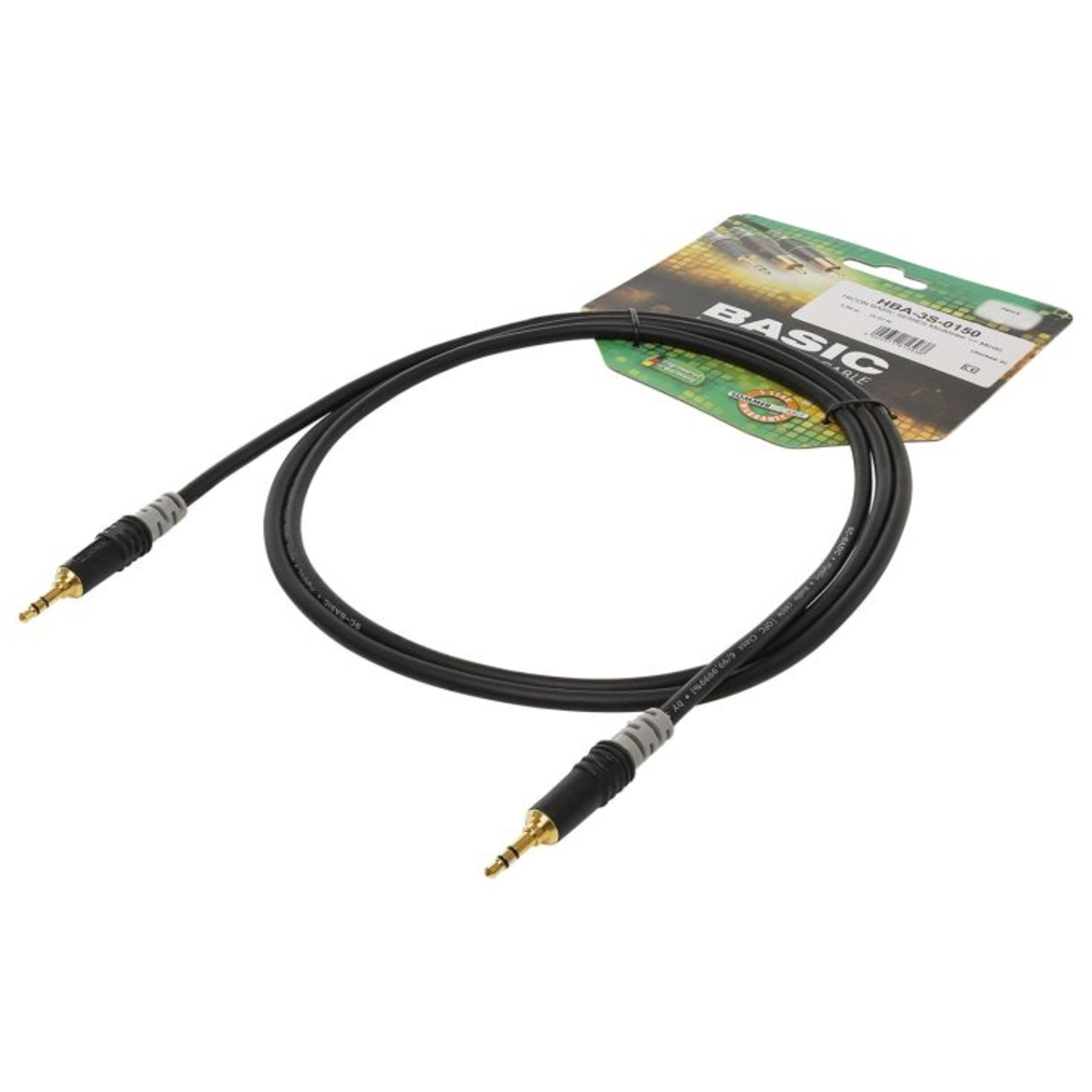 Sommer Cable Patchkabel Klinke zu Klinke Basic 3m