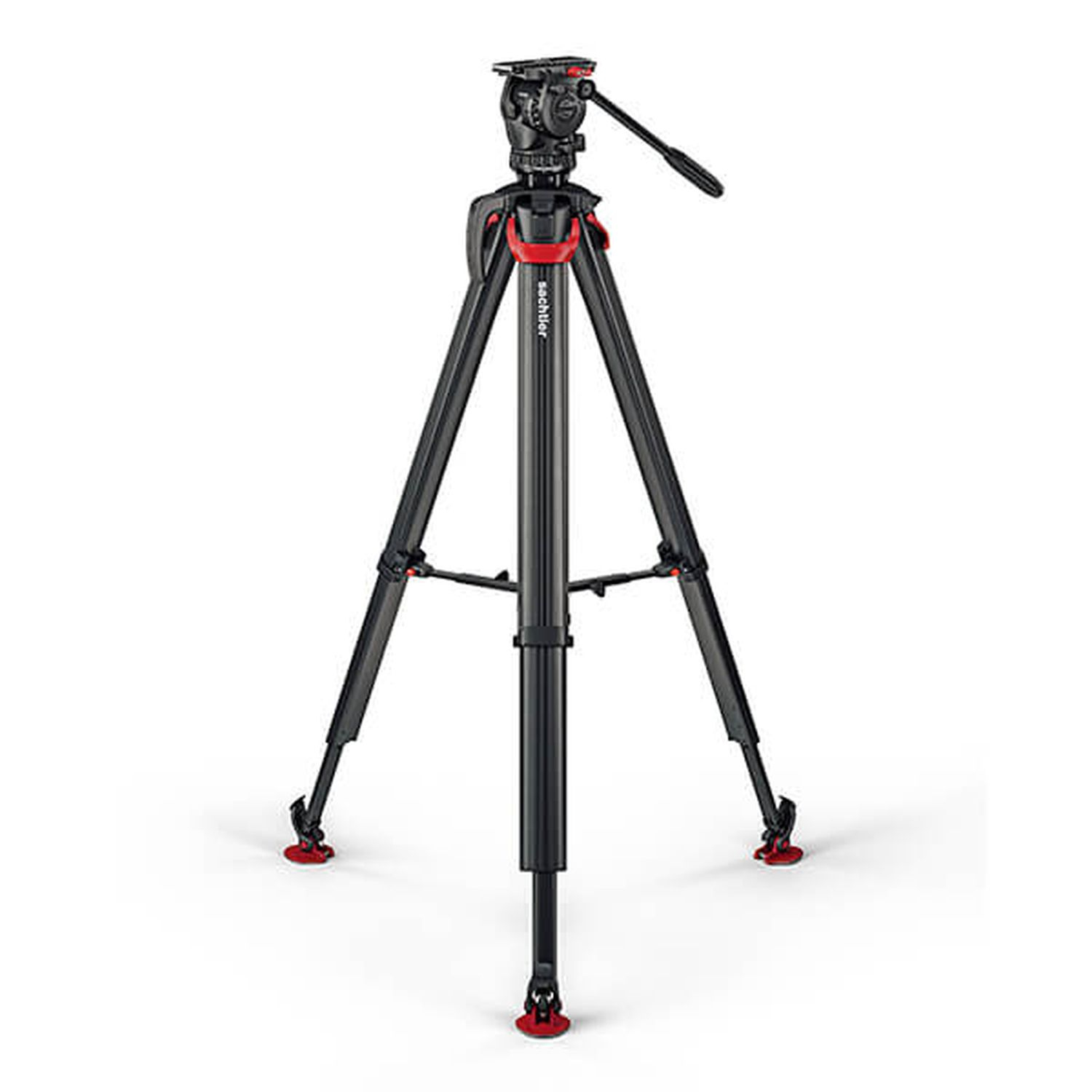 Sachtler SAC2064SFTMS System aktiv6 Sideload mit flowtech75 aktiv-Stativ, Mittelspinne, Tragegriff und Tasche neuwertiger Rückläufer