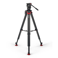 Sachtler SAC2064SFTMS System aktiv6 Sideload mit flowtech75 aktiv-Stativ, Mittelspinne, Tragegriff und Tasche neuwertiger Rückläufer