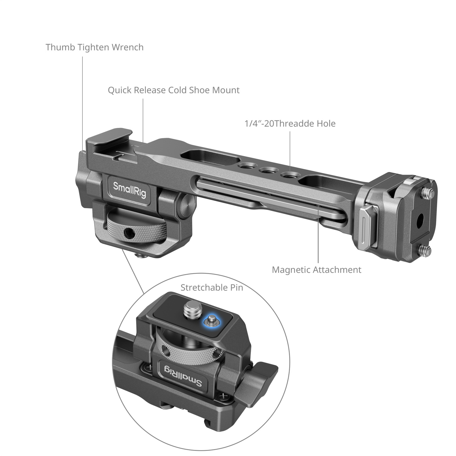 SmallRig Monitorhalterung HawkLock H21 4637 für DJI Gimbals