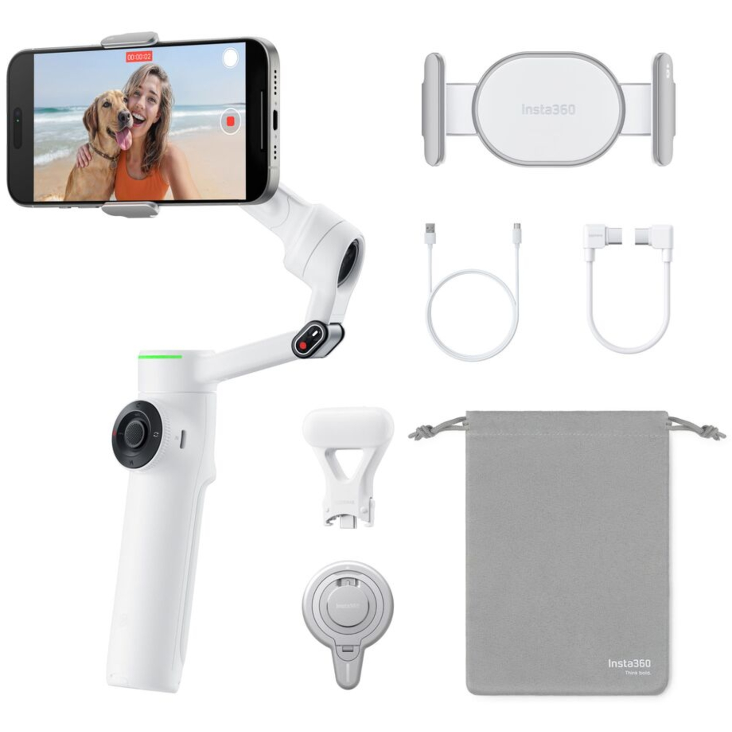 Insta360 Flow 2 Pro Creator Bundle weiß