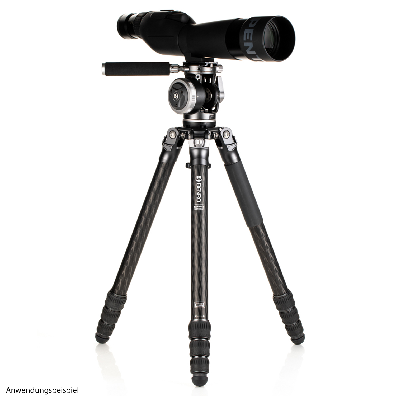 Benro Mammoth Carbon Stativ mit Stativkopf WH15