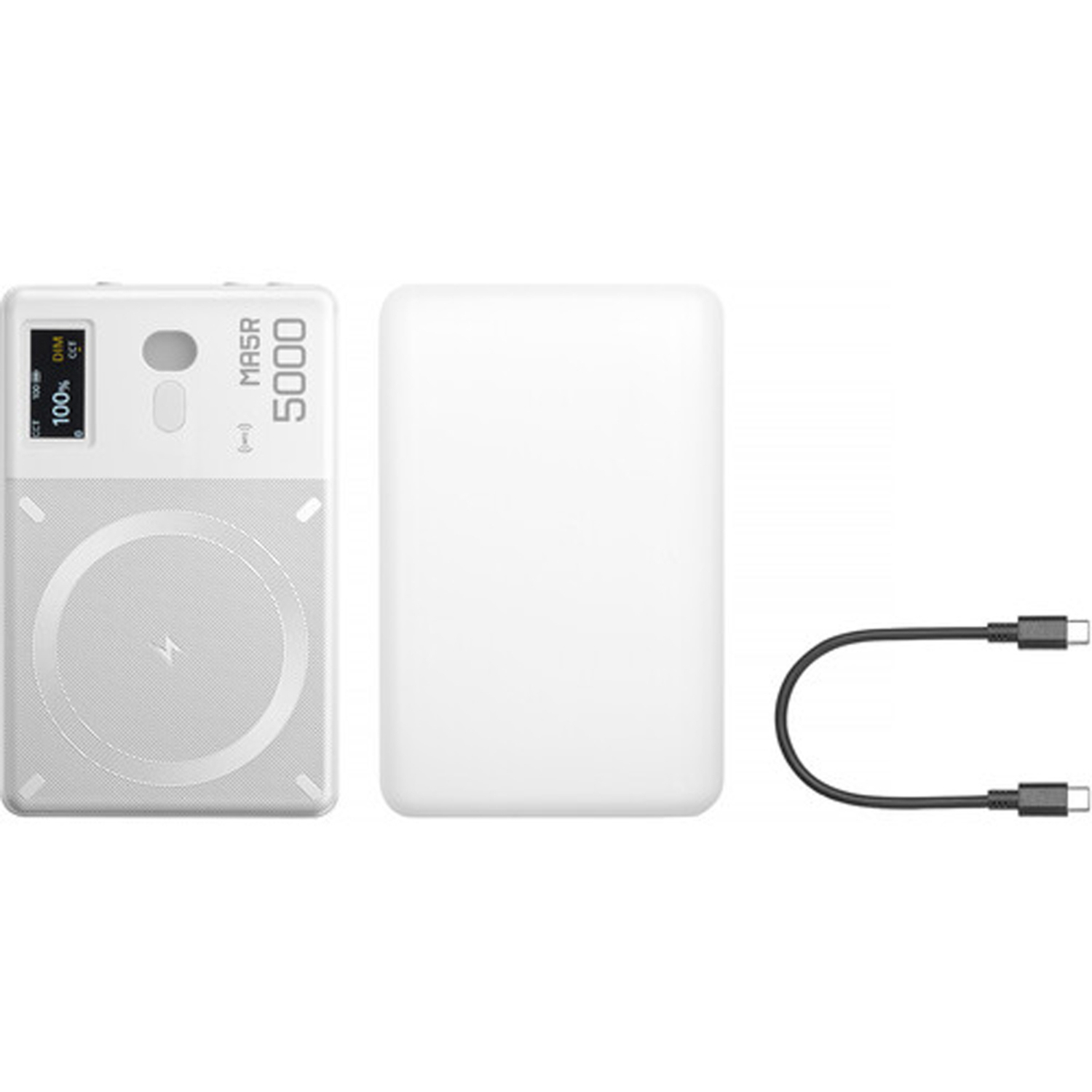 Godox MA5R RGB-Panel-Licht mit Powerbank weiß