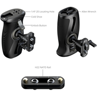 SmallRig Drehbarer Seitengriff mit NATO-Klemme 5160