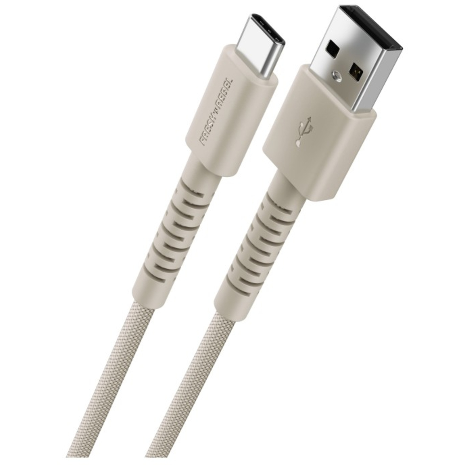 Fresh 'n Rebel Kabel FlexWave USB-A zu USB-C Silky Sand 2m