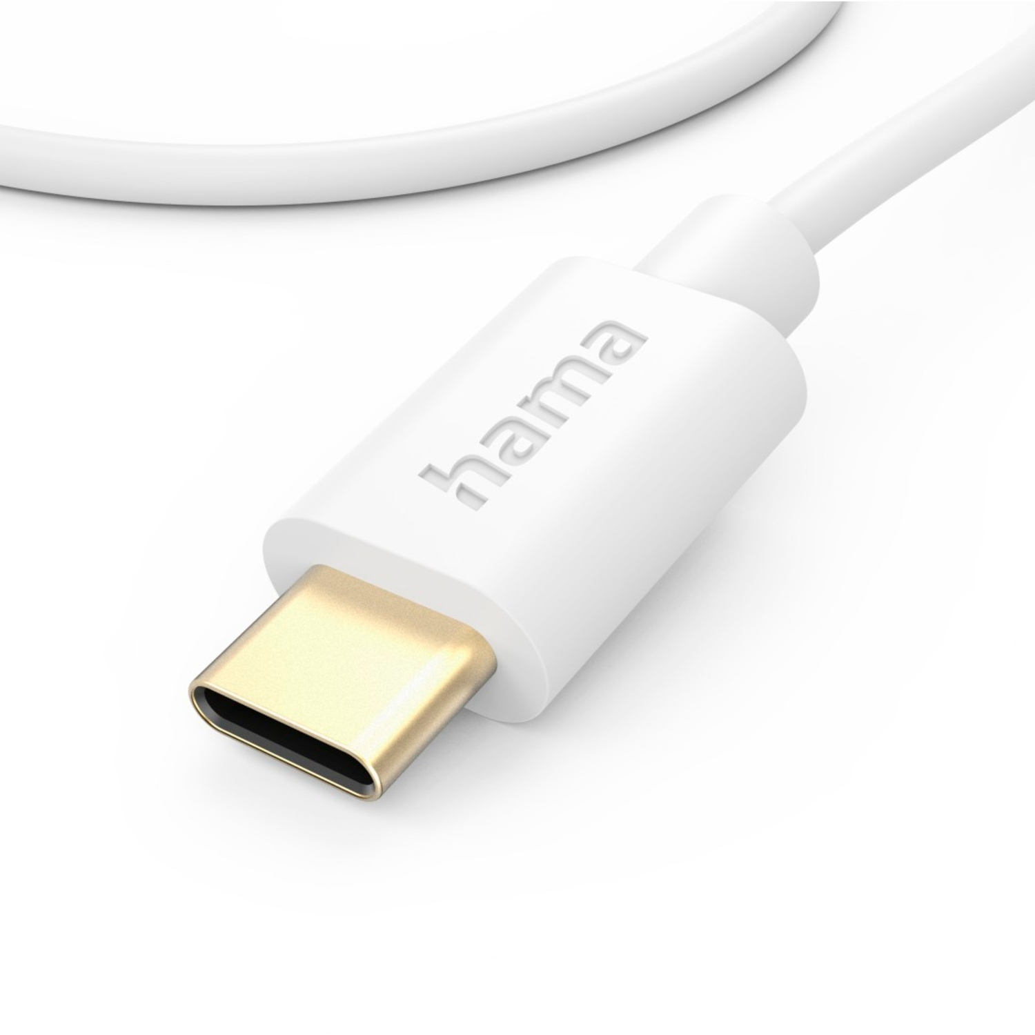 Hama Ladekabel USB-C zu USB-C 1m weiß