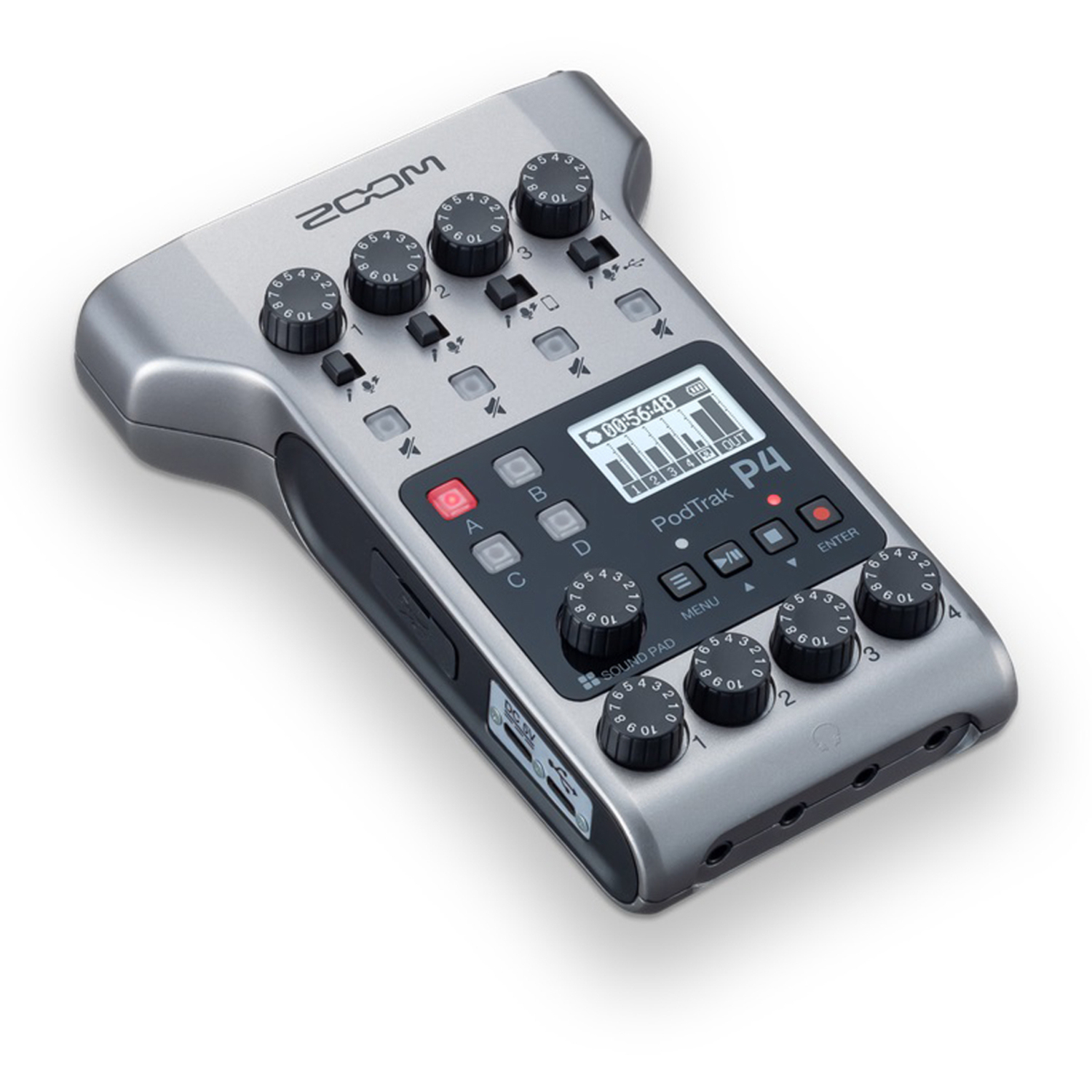 Zoom PodTrak P4 Podcaster Recorder