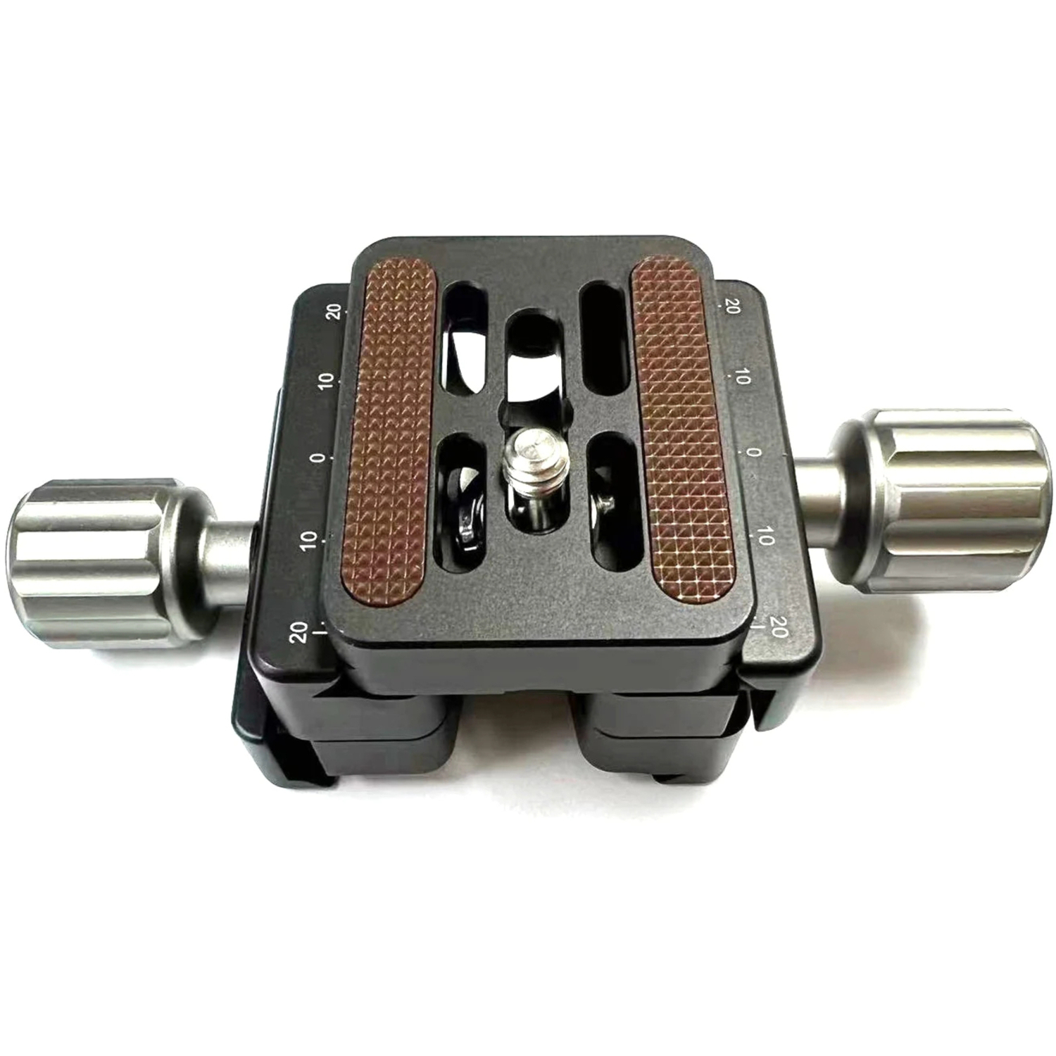 Leofoto Doppelklemme DDC-50 mit Platte BPL-50